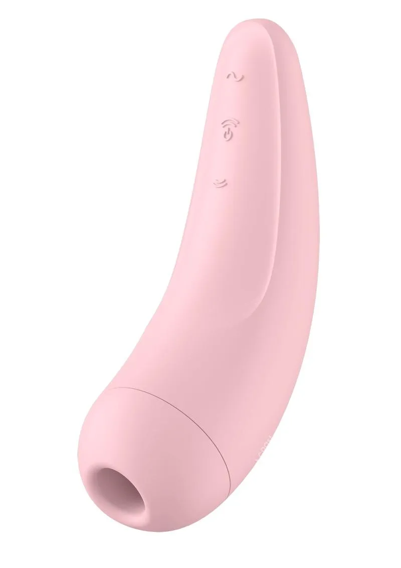 Satisfyer Curvy 2  2-N-1 Rechargeable Silicone Clitoral Stimulator with Air Pulse Technology