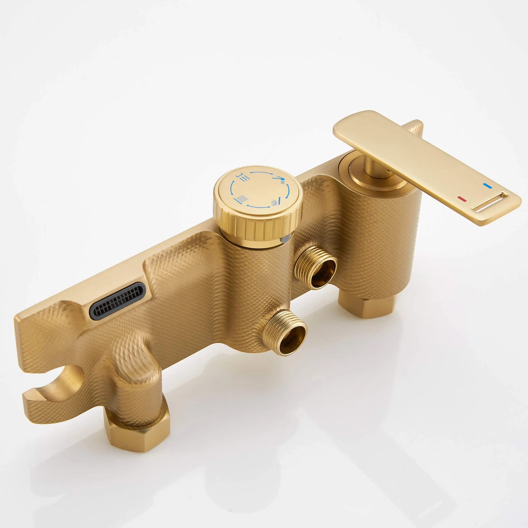 Shower System 4-Function Exposed Shower Faucet Set with Bidet Sprayer and Tub Spout JK0103