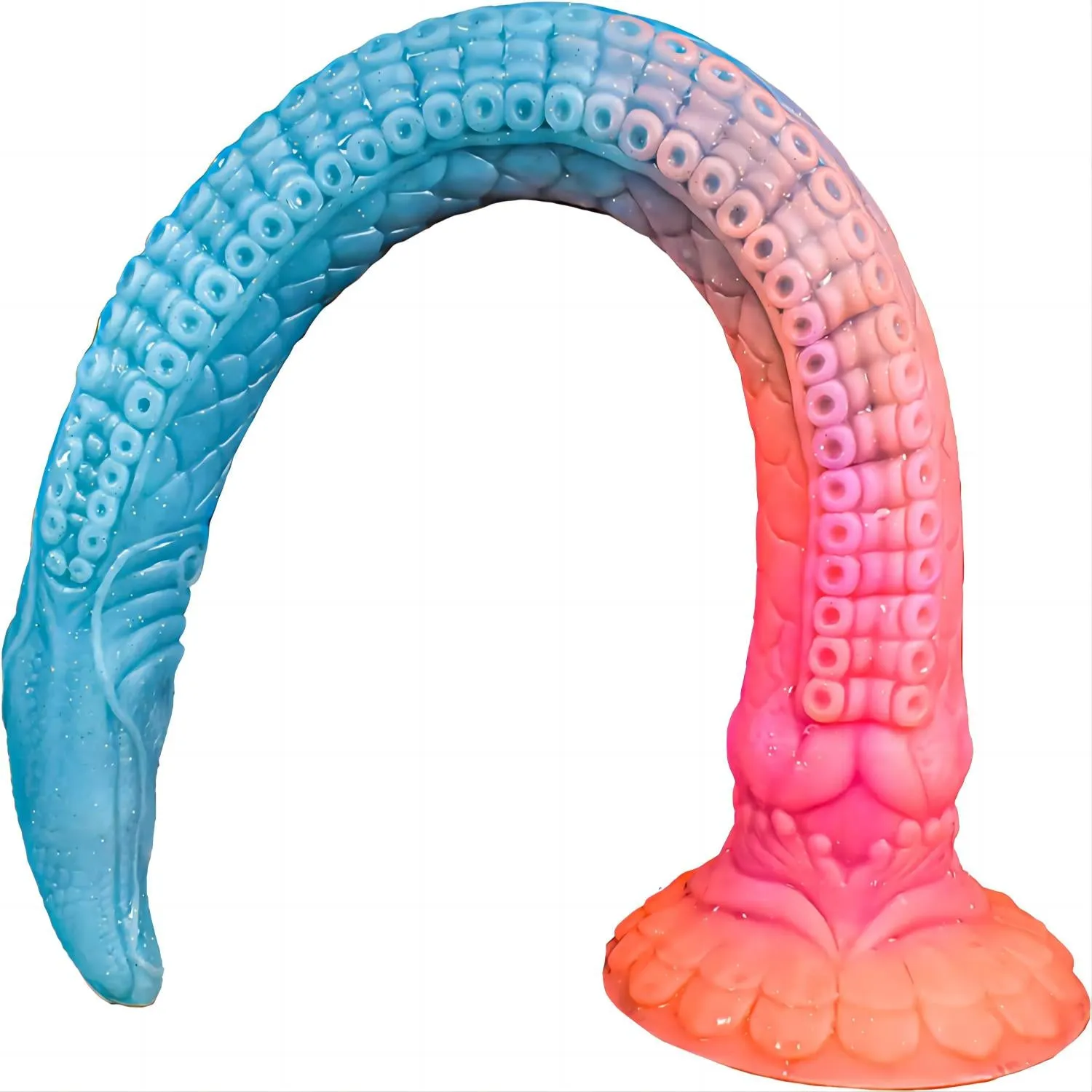 Tengon 18.5" Luminous Anus Dilator With Dragon and Octopus Texture - Laphwing