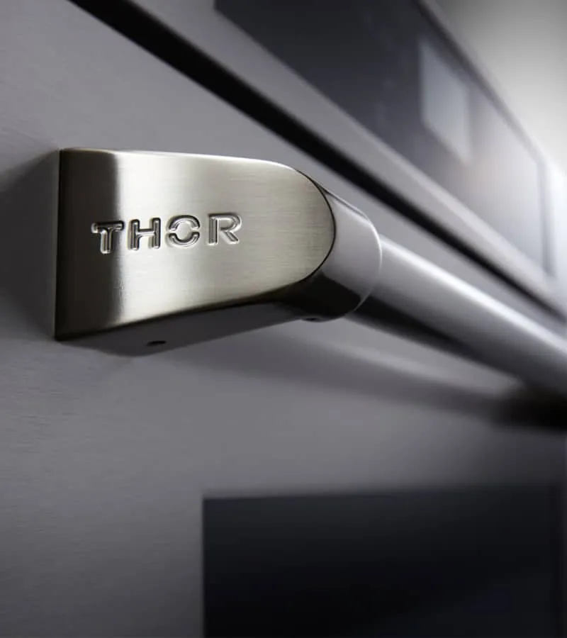 Thor Kitchen 6-Piece Pro Appliance Package - 30-Inch Gas Cooktop, Electric Wall Oven, Wall Mount Hood, Refrigerator, Dishwasher, & Microwave Drawer in Stainless Steel