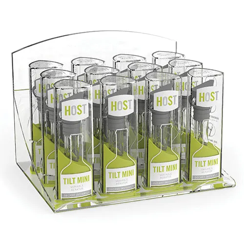 TILT MINI™ Variable Aerator in Acrylic Case CDU by HOST