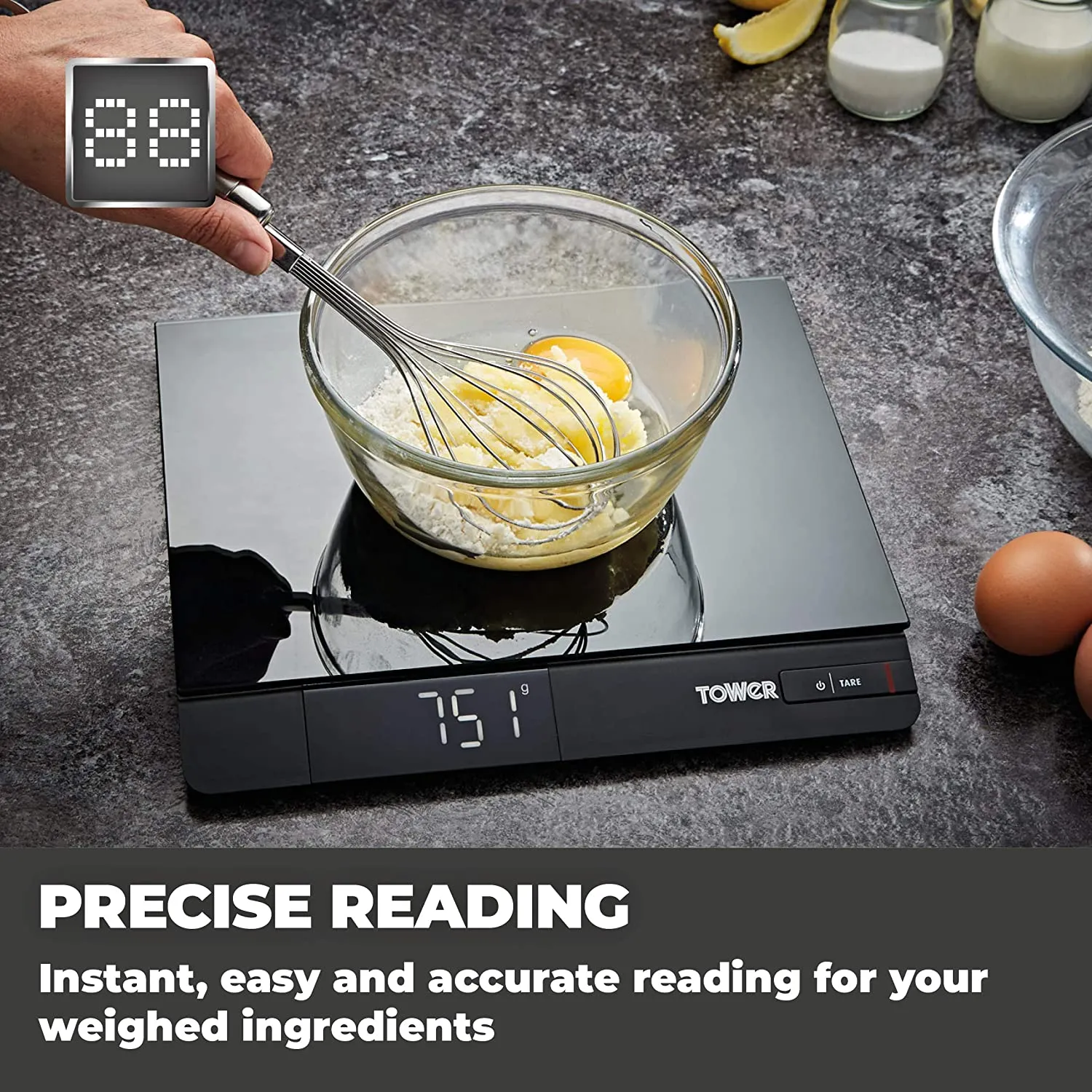 TOWER PRECISION ELECTRONIC KITCHEN SCALE - T876003