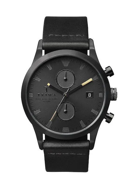 Triwa Sort of Black Chronos watch