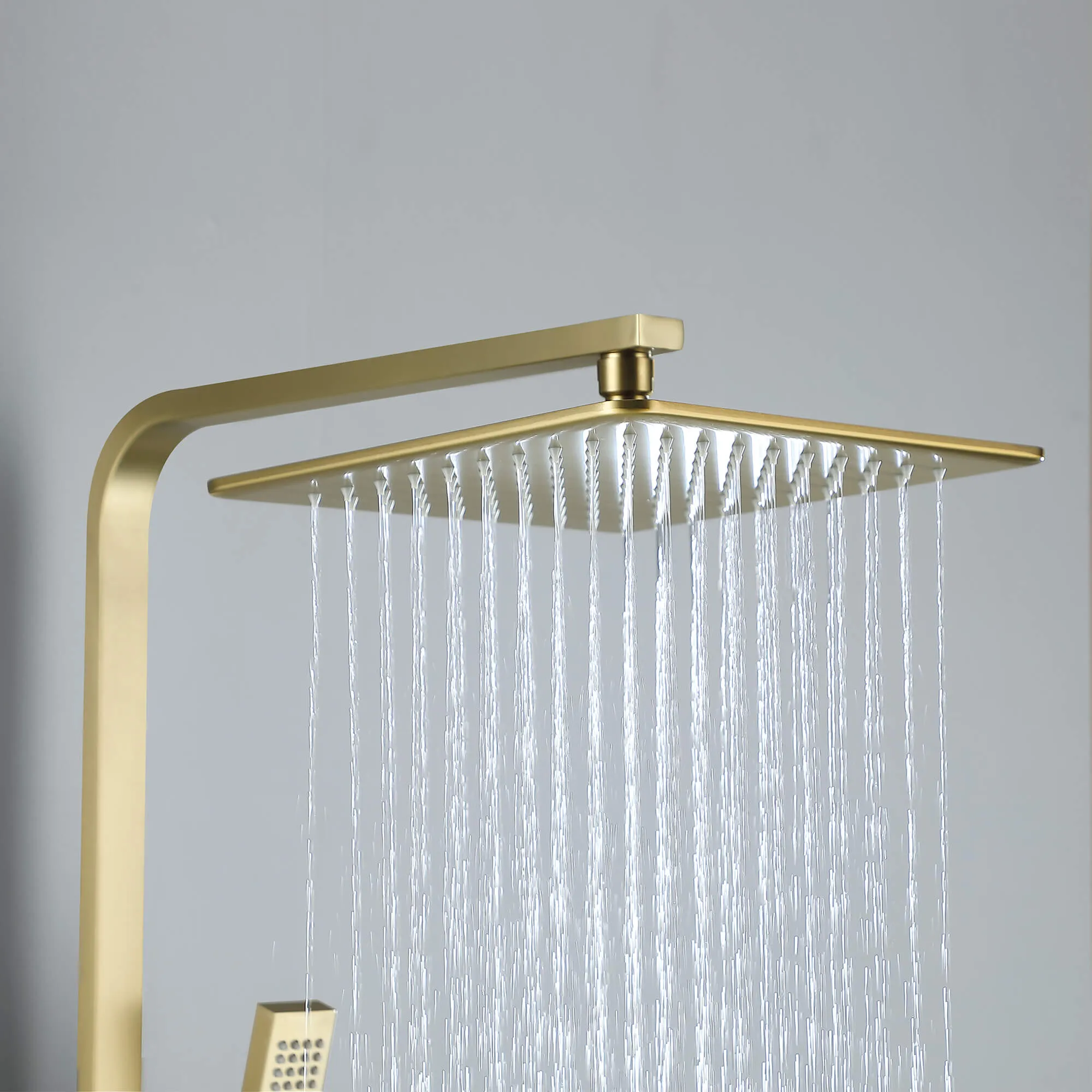 Tub and Faucet Complete Shower System with Rough-In Valve RB0881