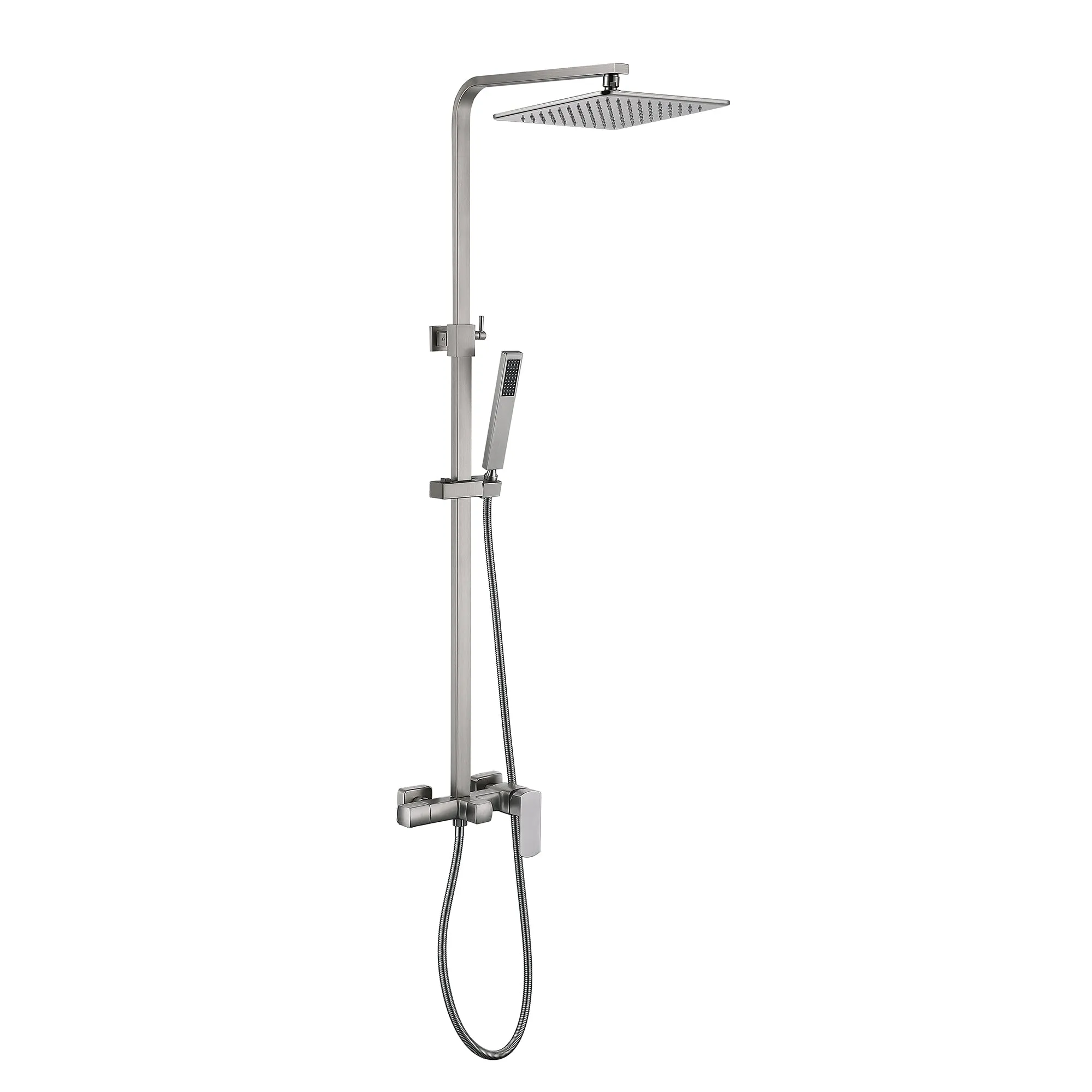 Tub and Faucet Complete Shower System with Rough-In Valve RB0881