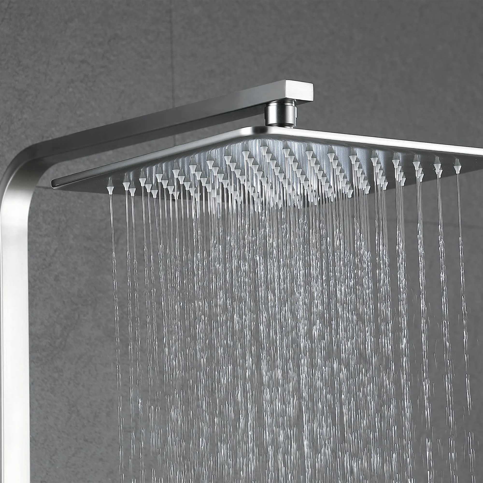 Tub and Faucet Complete Shower System with Rough-In Valve RB0881