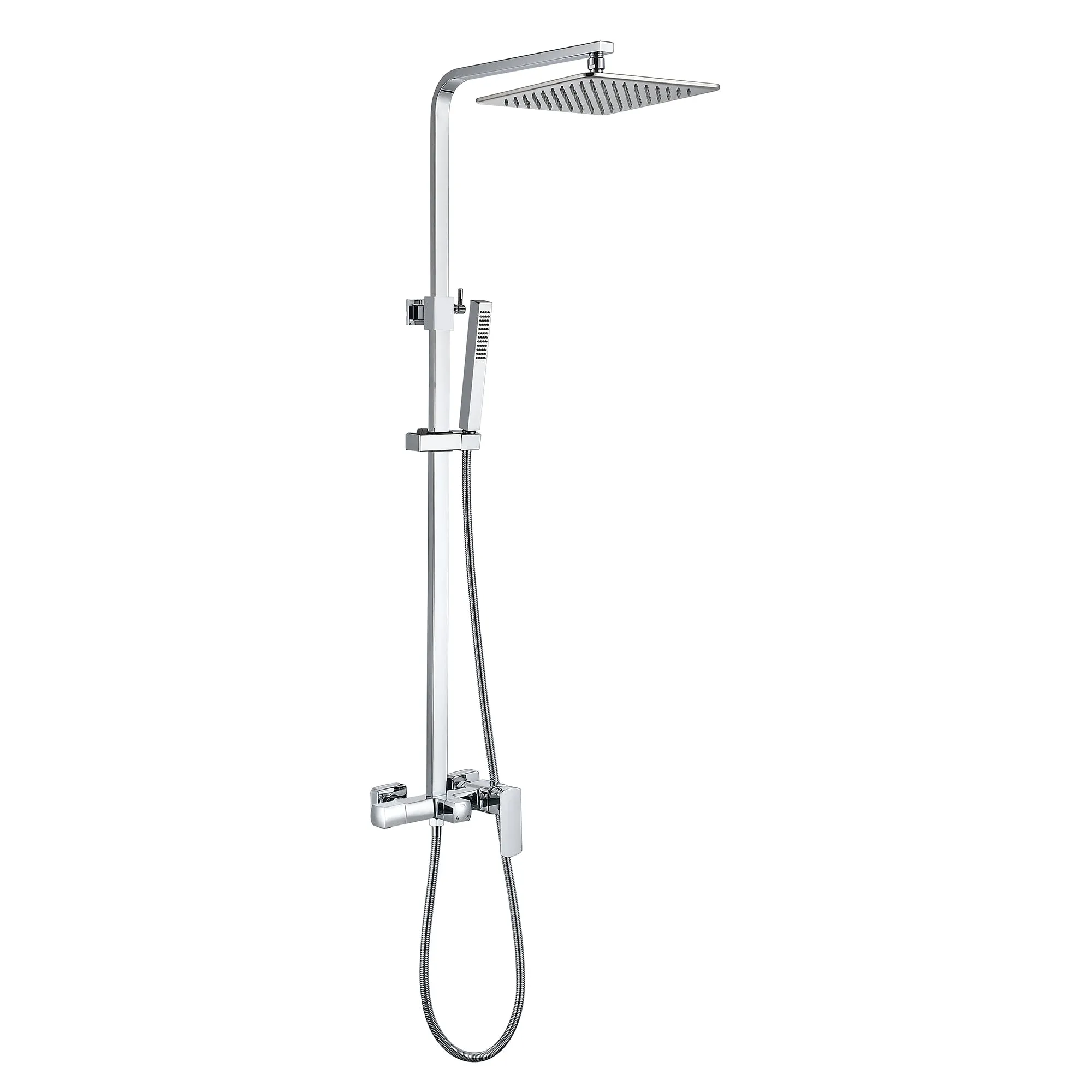 Tub and Faucet Complete Shower System with Rough-In Valve RB0881