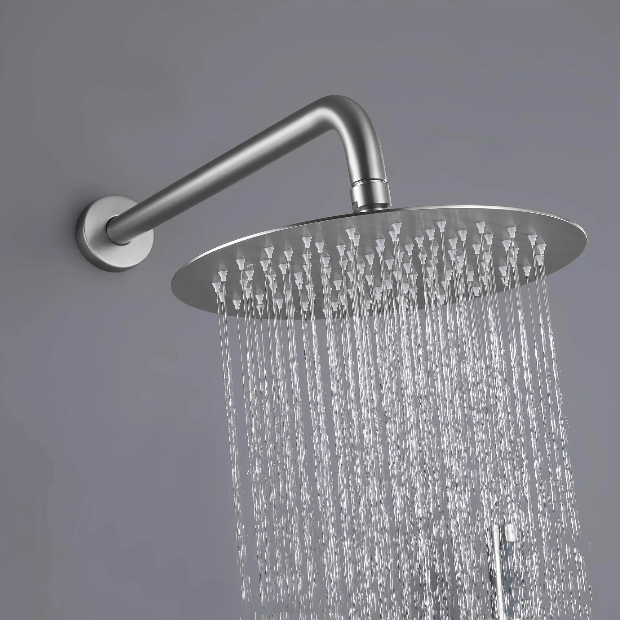 Tub Shower Faucet Set Complete Rain Shower System with Tub Spout