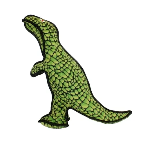 Tuffy Dinosaur Dog Tug and Fetch Toys, T-Rex