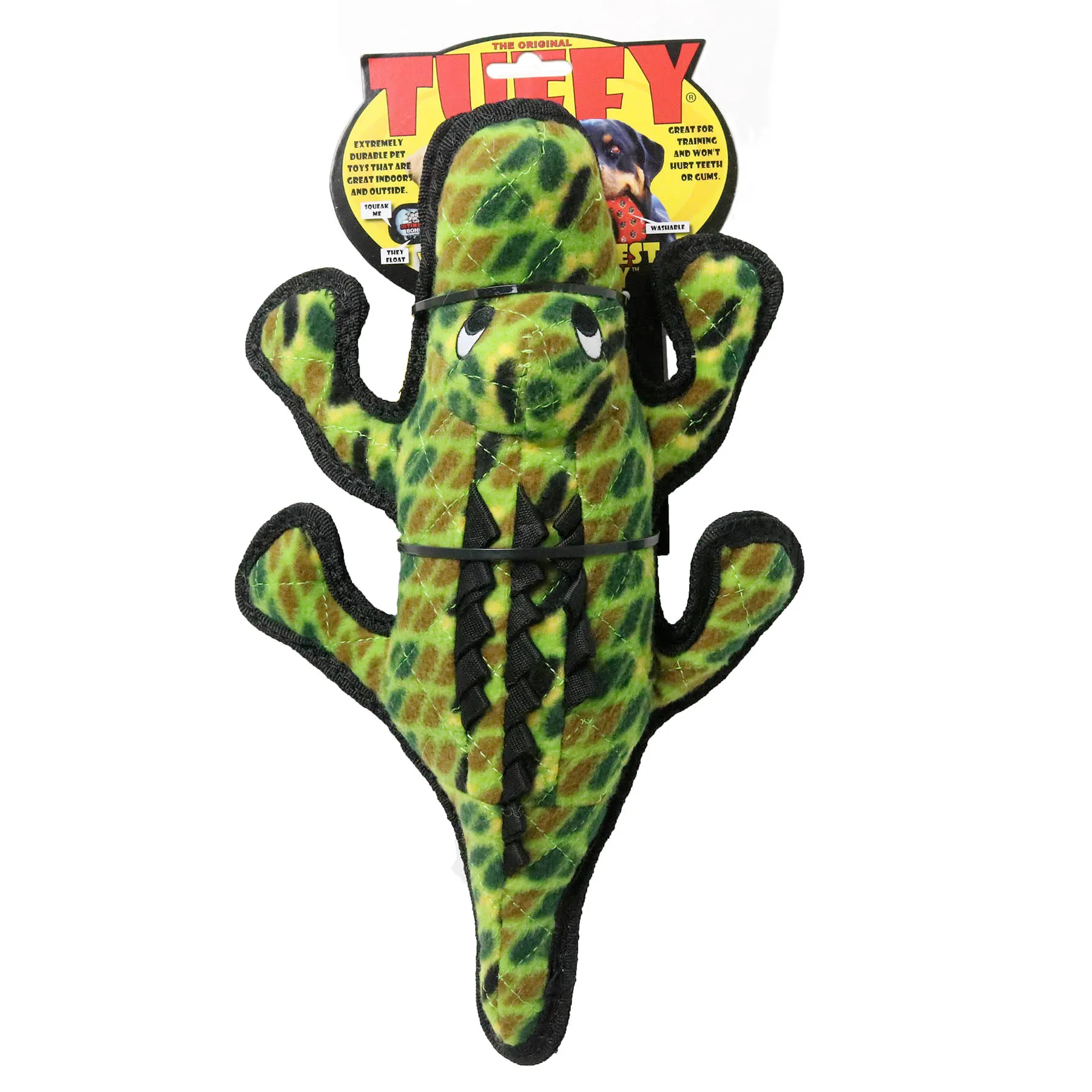 Tuffy Ocean Dog Squeaky Toys, Gary the Gator