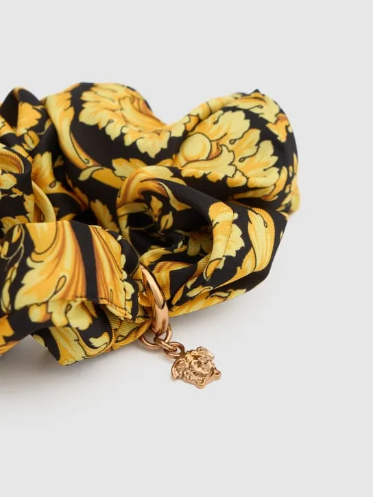 Versace   Baroque print scrunchie 