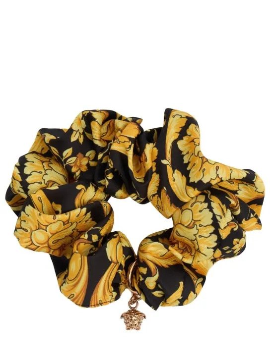Versace   Baroque print scrunchie 