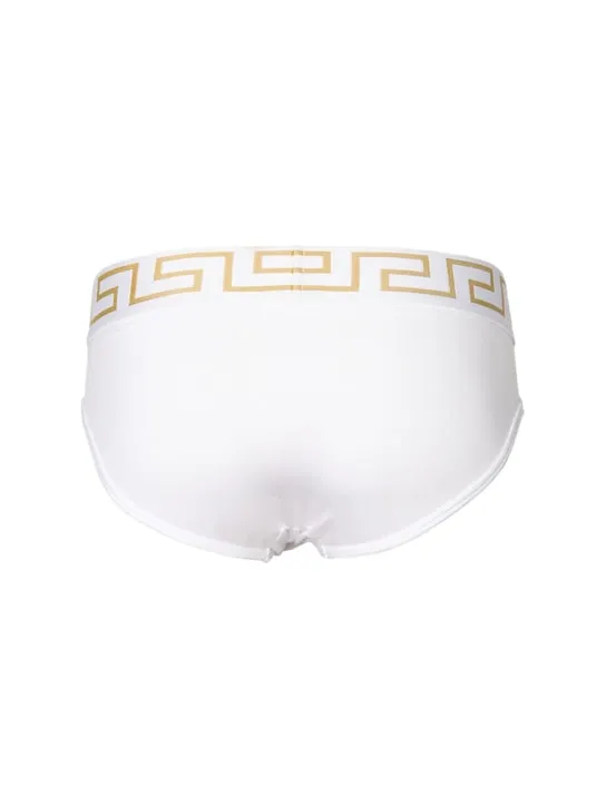 Versace   Pack of 2 Greca stretch cotton briefs 