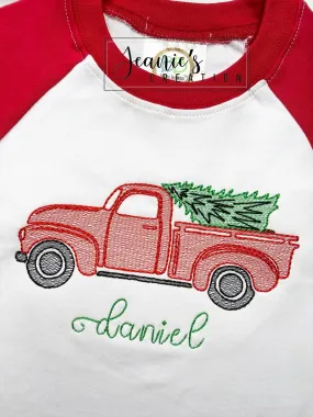 Vintage Christmas Truck Shirt