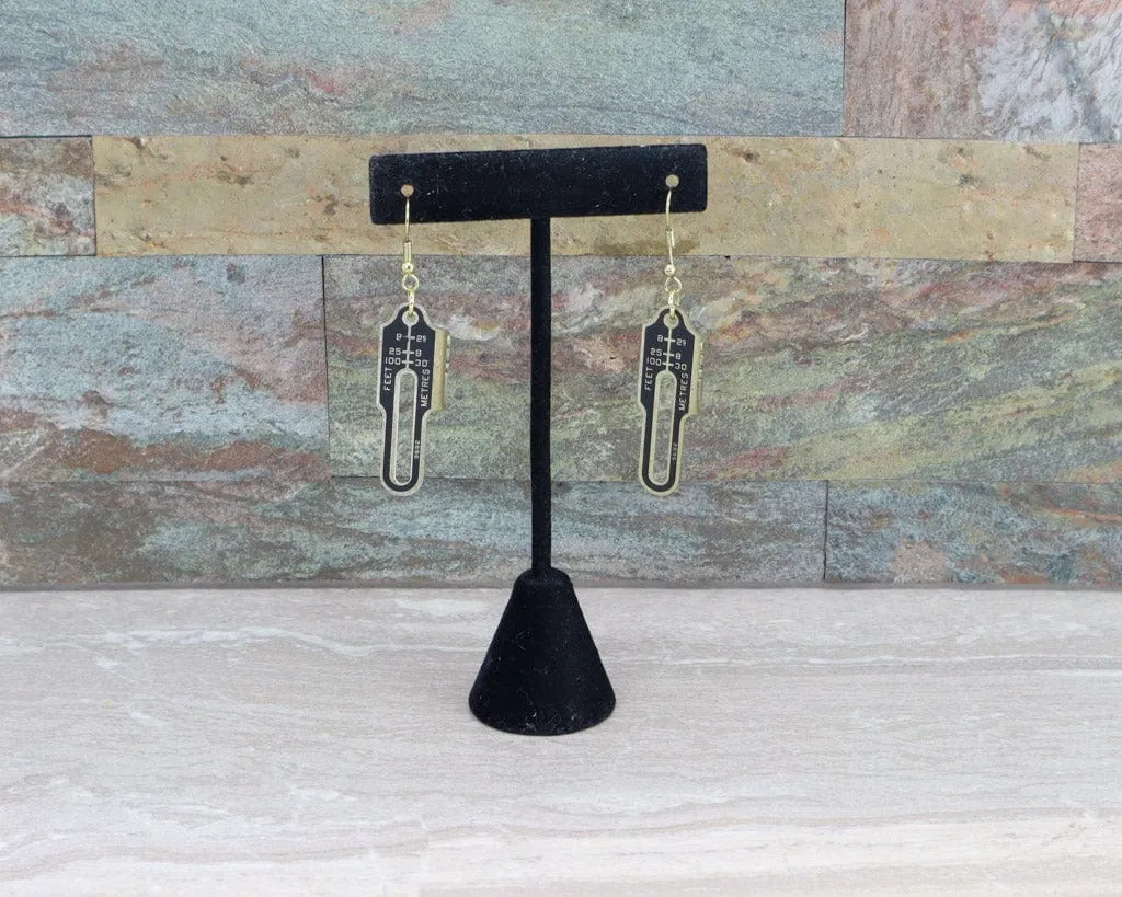 Vintage Kodak French Hook Earrings, Gift for her, photographer gift, Handmade in USA, Eco-friendly Statement Jewelry for her
