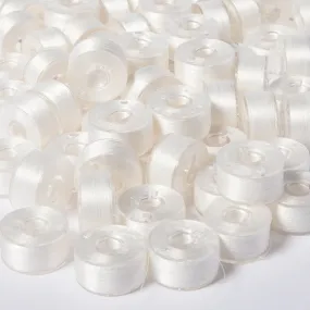 White Clear Glide Class 15 Bobbins