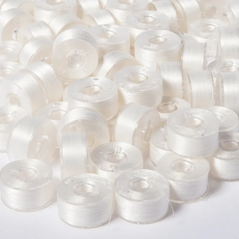 White Clear Glide Class 15 Bobbins
